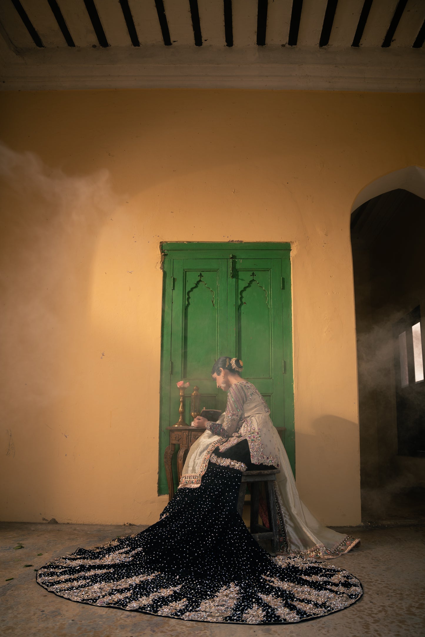 Sahiba - Black Trail Gharara