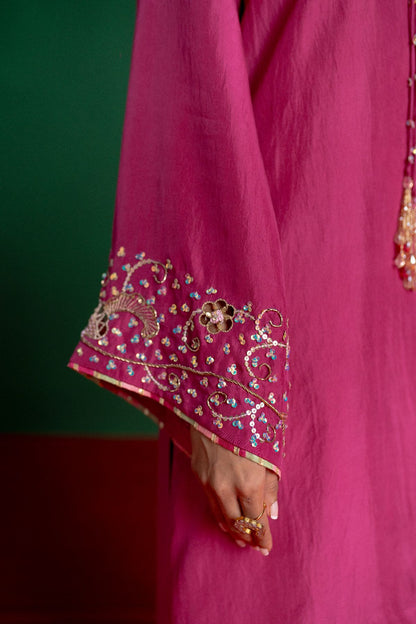 Fushia Pink Farshi Salwar Suit