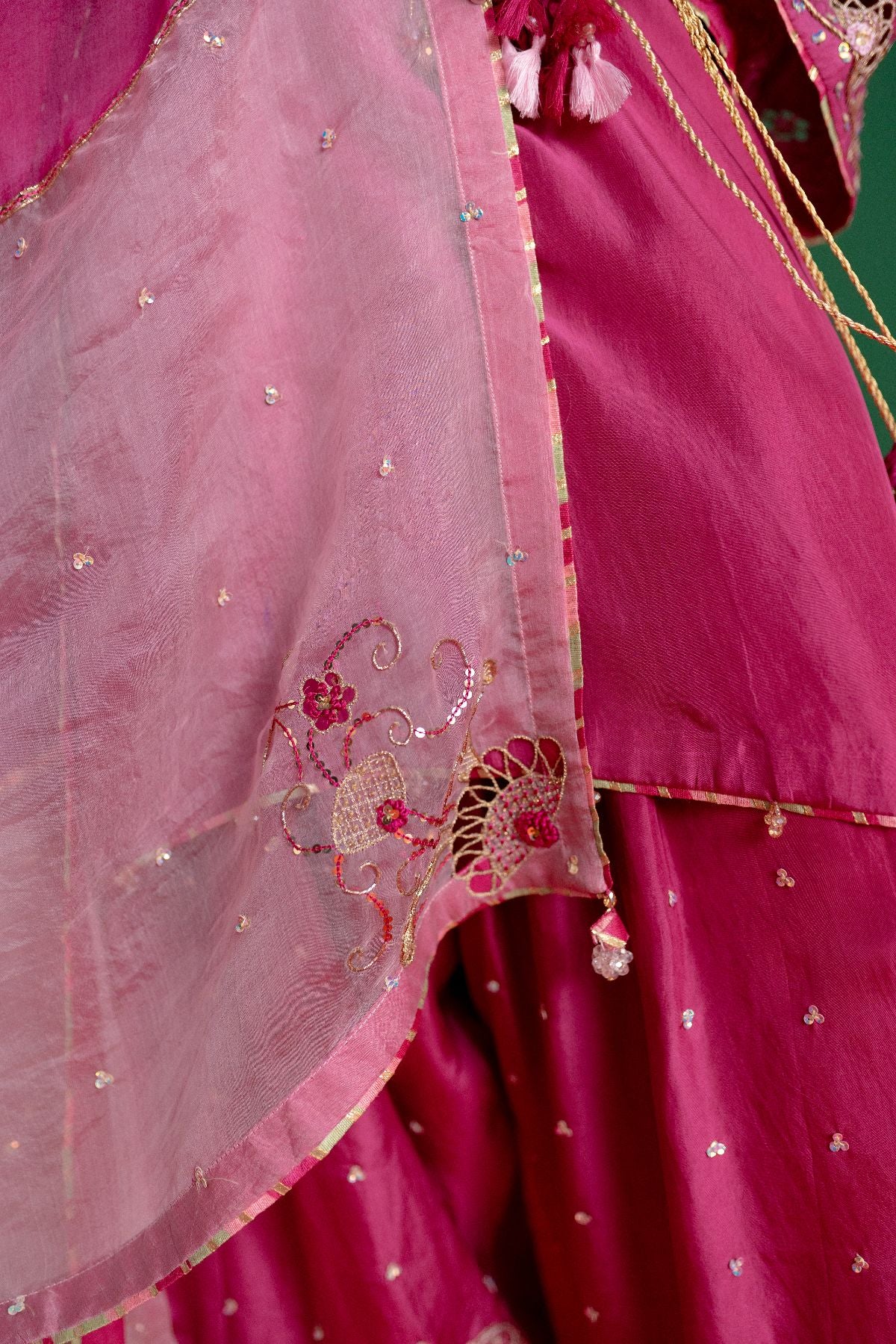 Fushia Pink Farshi Salwar Suit