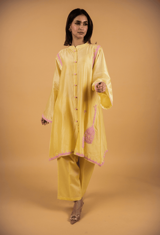 Cage Changeri Co-ord Set - Yellow